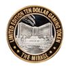 Image 2 : .999 Silver Mirage Las Vegas Nevada $10 Casino Limited Edition Gaming Token