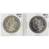 Image 1 : Lot of 1890-S & 1891-S $1 Morgan Silver Dollar Coins