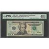 Image 1 : 2013 $20 Federal Reserve Note Radar Serial Number PMG Choice Uncirculated 64EPQ