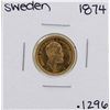 Image 1 : 1874 Sweden 10 Kroner Gold Coin