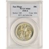 Image 1 : 1935-S San Diego Commemorative Half Dollar Coin PCGS MS66