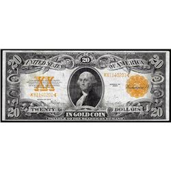 1922 $20 Gold Certificate Note