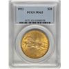 Image 1 : 1922 $20 St. Gaudens Double Eagle Gold Coin PCGS MS63