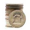 Image 2 : Roll of (20) Brilliant Uncirculated 1958-D Franklin Half Dollar Coins