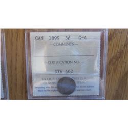 1899 Canada 5 Cent