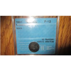 1901 Canada 5 Cent