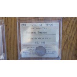 1910 Canada 5 Cent