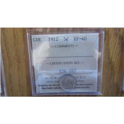 1912 Canada 5 Cent