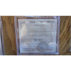 1914 Canada 5 Cent