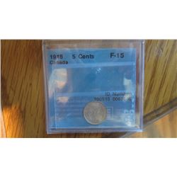 1918 Canada 5 Cent