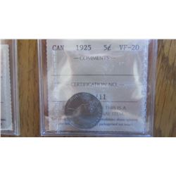1925 Canada 5 Cent