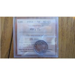1953 Canada 5 Cent
