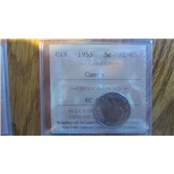 1955 Canada 5 Cent