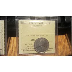 1917-C Newfoundland 25 Cent