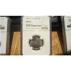 1993 Canada 25 Cent