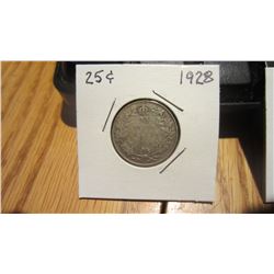1928 Canada 25 Cent