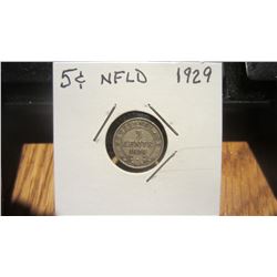 1929 Newfoundland 5 Cent