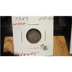 1929 Newfoundland 5 Cent