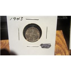 1943 Newfoundland 5 Cent