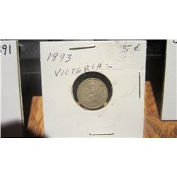 1893 Canada 5 Cent