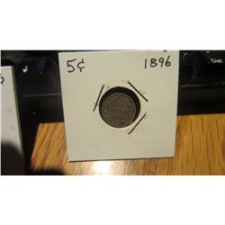 1896 Canada 5 Cent