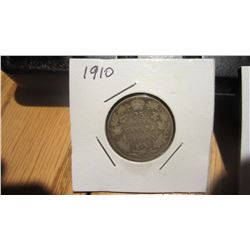 1910 Canada 25 Cent