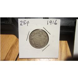1916 Canada 25 Cent