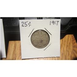 1917 Canada 25 Cent