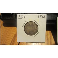 1918 Canada 25 Cent