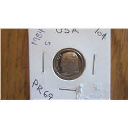 1984-S USA 10 Cent