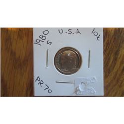 1980-S USA 10 Cent