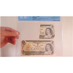 1973 Canada 1 Dollar ERROR NOTE