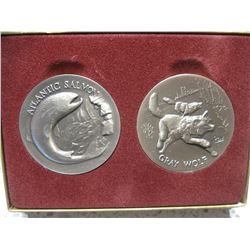 Atlantic Salmon and Grey Wolf