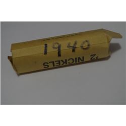 1940 Canada 5 Cent Roll