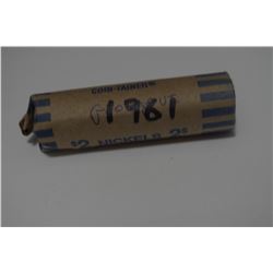 1961 Canada 5 Cent Roll