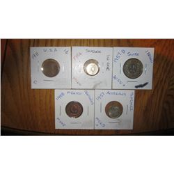 Set of 5 Coins