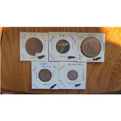 Set of 5 Coins