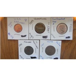Set of 5 Coins