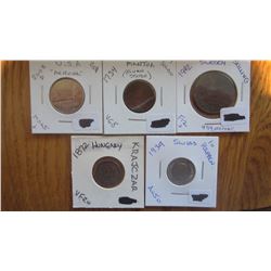 Set of 5 Coins