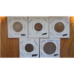 Set of 5 Coins
