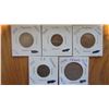 Image 1 : Set of 5 Coins
