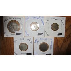 Set of 5 Coins