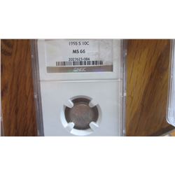 1955 USA 10 Cent