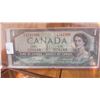 Image 1 : 1954 Canada 1 Dollar ERROR Note