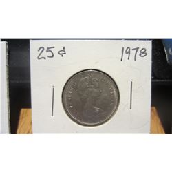1978 Canada 25 Cent