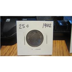 1982 Canada 25 Cent