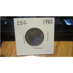 1982 Canada 25 Cent