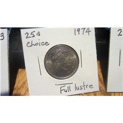 1974 Canada 25 Cent