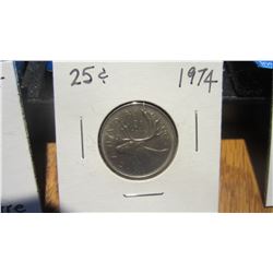 1974 Canada 25 Cent