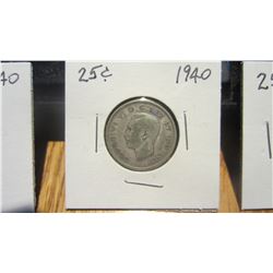 1940 Canada 25 Cent